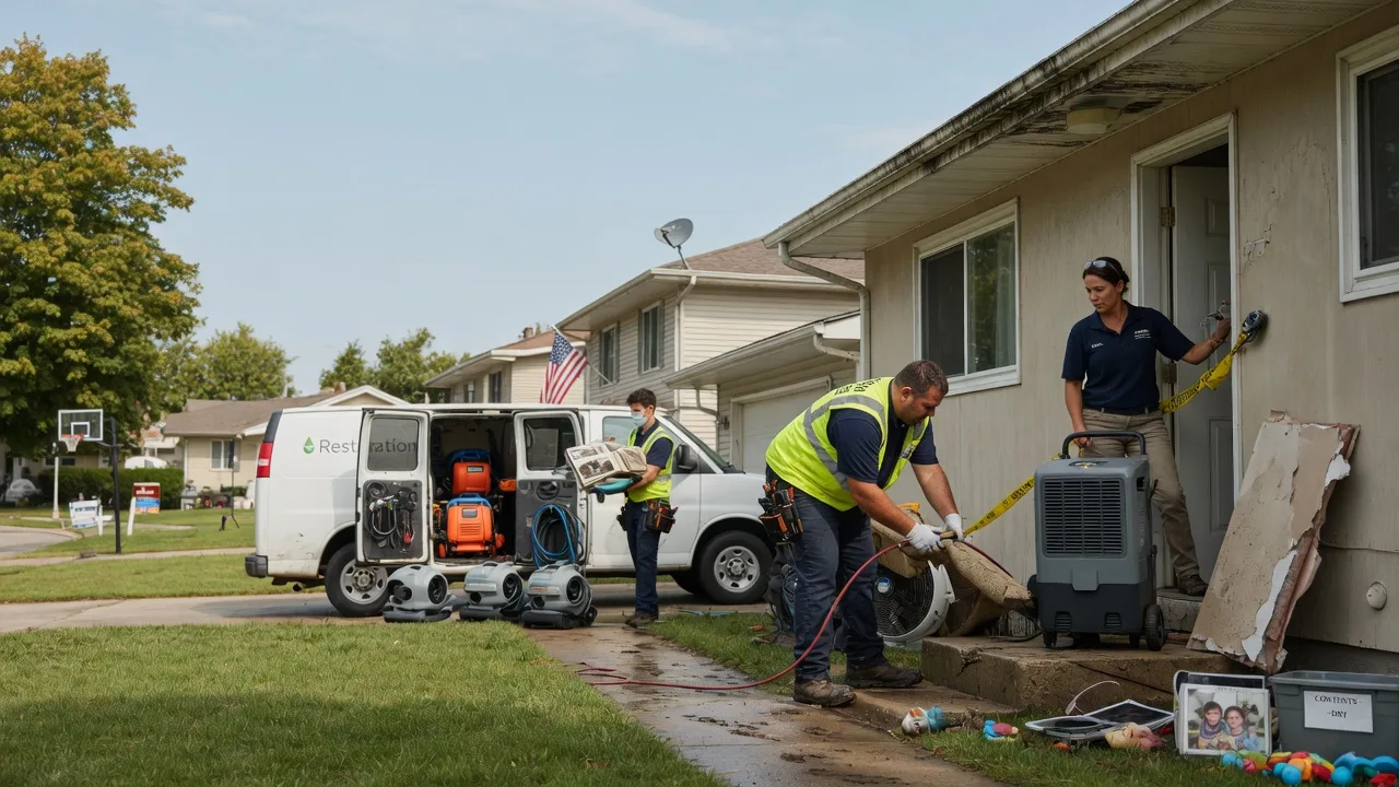 Water Damage Restoration in Rossiter, PA near me